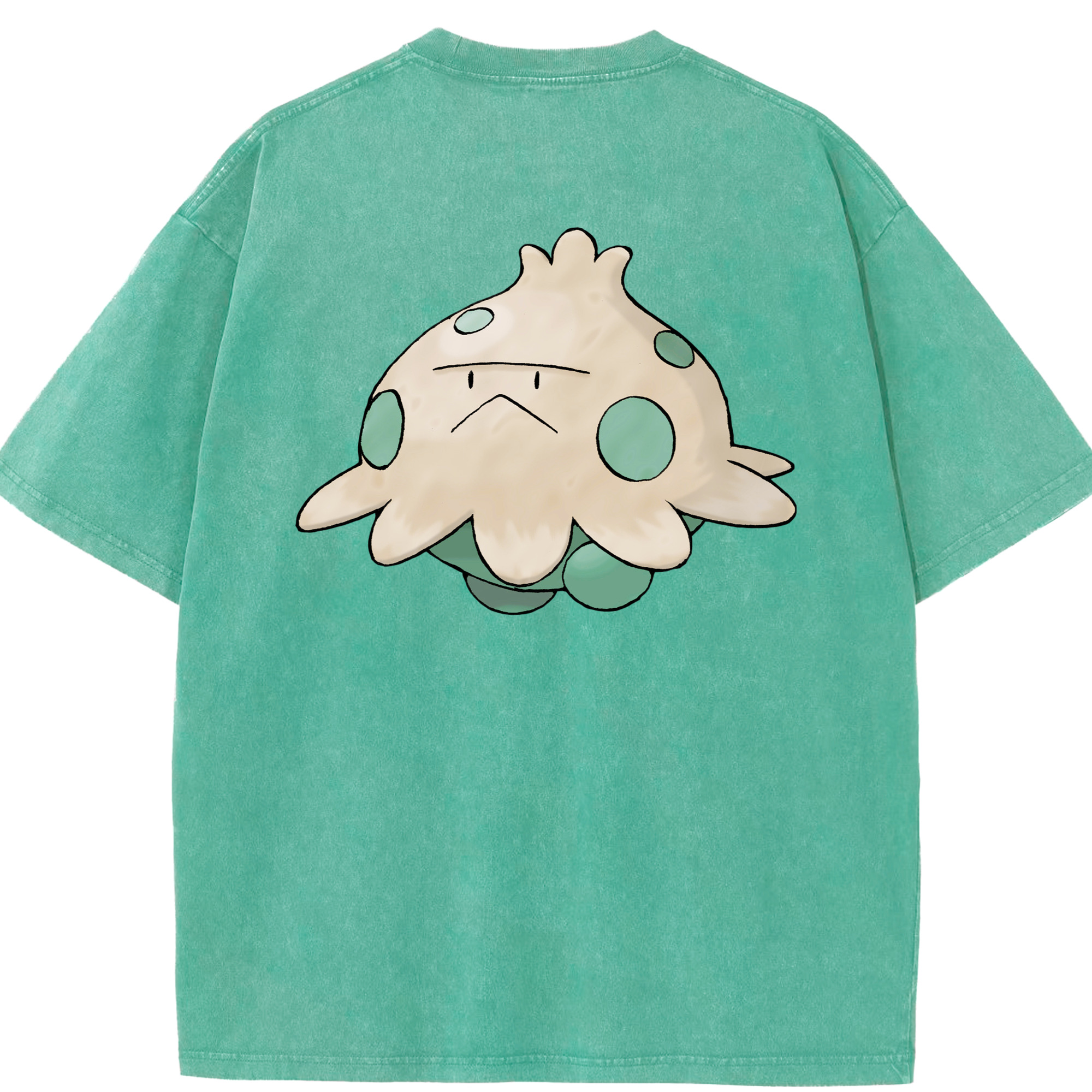（画像用） ポケットモンスター Pokémon 綿100% ヴィンテージ風 半袖Tシャツ（背面プリント）